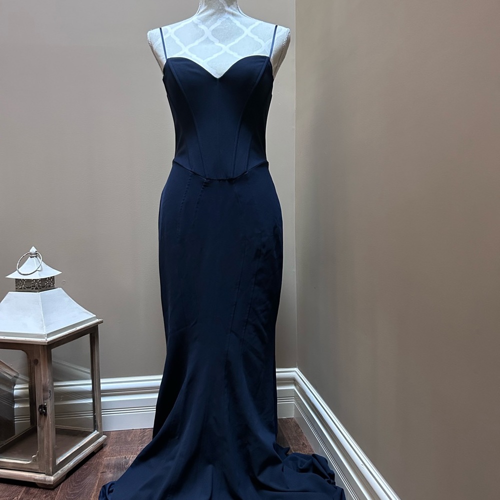 Mignon Strapless Midnight Gown